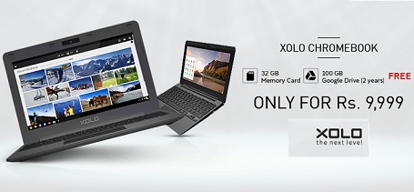 India Desire : Xolo Chromebook (HR-116R) (Free 100GB Cloud Storage) (Black) At Rs.9999 From Snapdeal